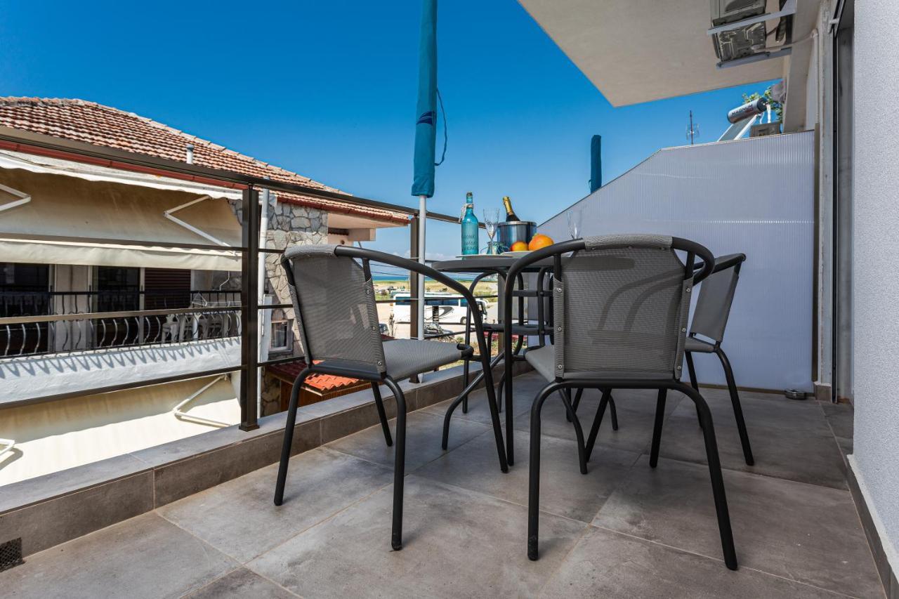Halkidiki Beach Apartments 2 Nea Kalikratia Vergia Beach Nea Kallikrateia Buitenkant foto