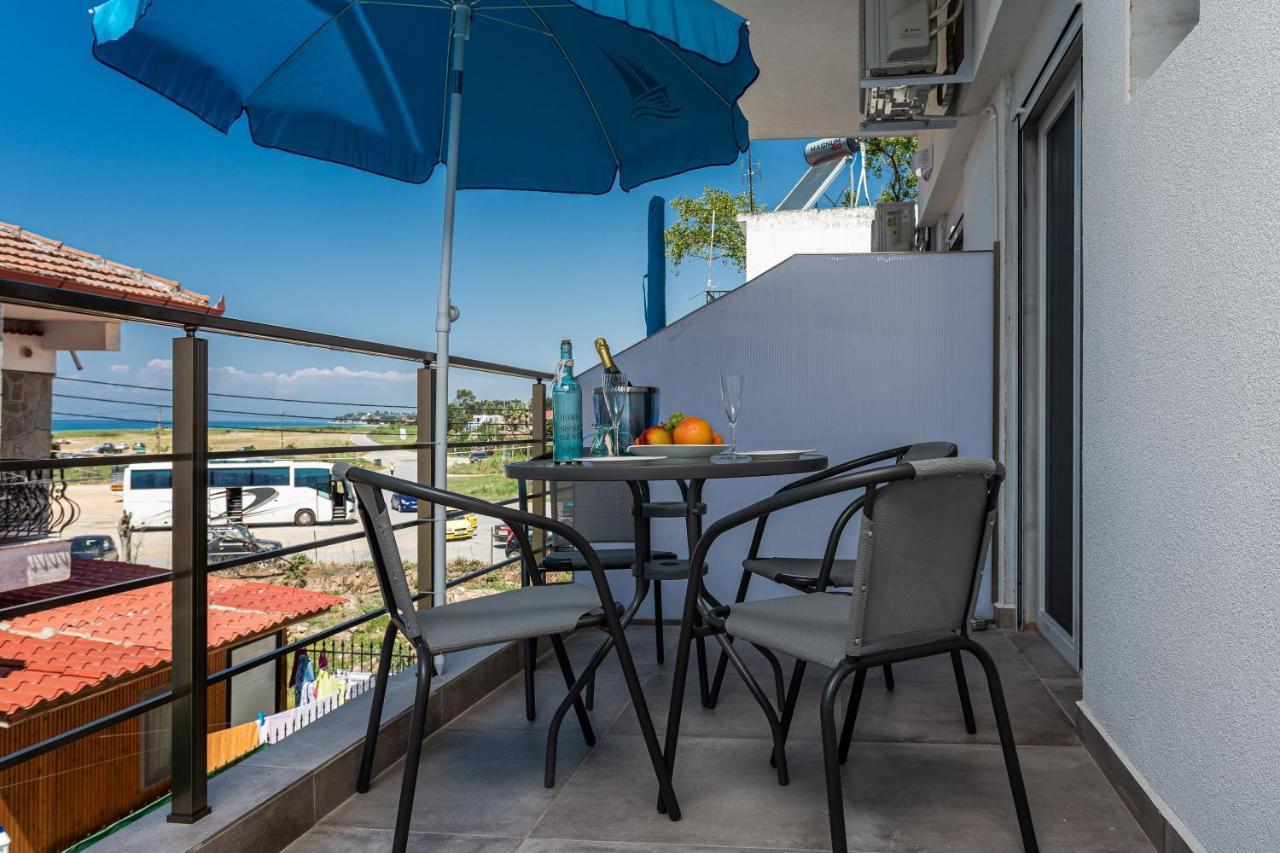 Halkidiki Beach Apartments 2 Nea Kalikratia Vergia Beach Nea Kallikrateia Buitenkant foto