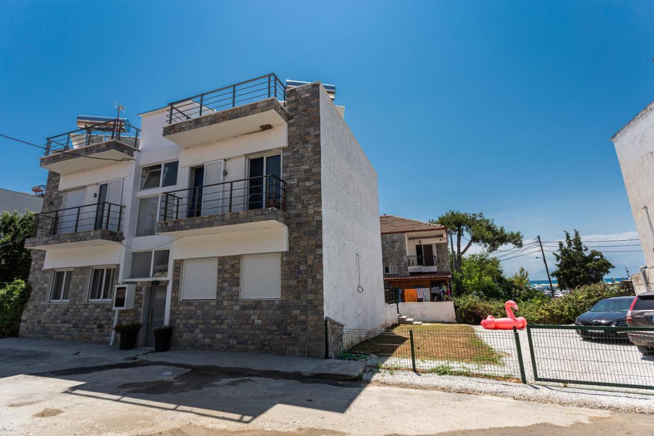 Halkidiki Beach Apartments 2 Nea Kalikratia Vergia Beach Nea Kallikrateia Buitenkant foto