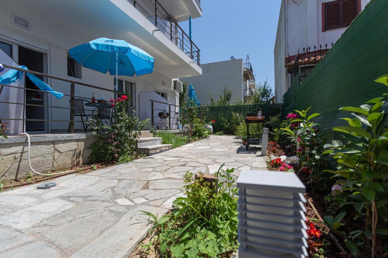 Halkidiki Beach Apartments 2 Nea Kalikratia Vergia Beach Nea Kallikrateia Buitenkant foto
